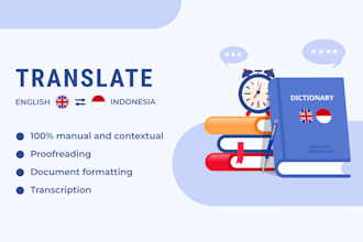 translate from english to bahasa indonesia
