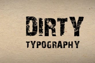 create typography intro Full HD in less 24h