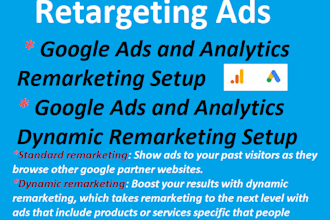 set up google ads dynamic remarketing and conversion setup
