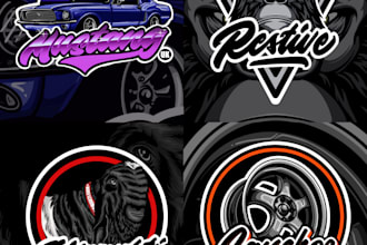 lettering design, illustrations, logo custom