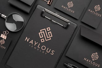 do custom minimalist and luxury logo design