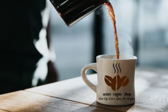 design food , cafe and restaurant logo