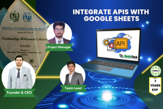 integrate apis with google sheets