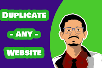 redesign, revamp or duplicate any website to fit your brand