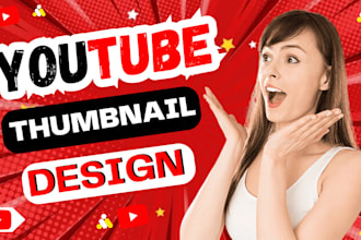create youtube thumbnail, banner and logo