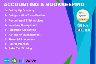 do bookkeeping in quickbooks online