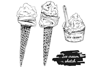 draw ink sketch of anything