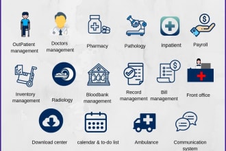 sell hospital management system in 20 dollar