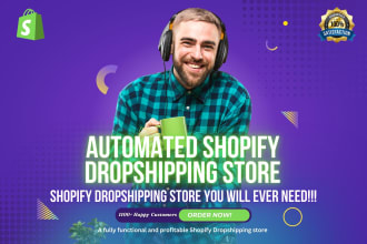 build, design converting shopify store, dropshipping website
