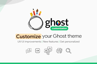 customize ghost cms theme for your blog or website