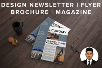 do newsletter design magazine brochure flyer design