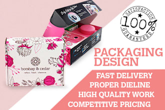 design subscription box packaging with 3d rendering
