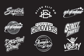 make modern urban streetwear logo or clothing brand design