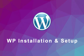 install wordpress, setup theme like demo and customize