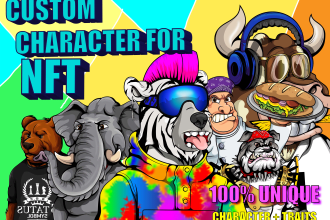 do unique nft art collection with 100, 1k, 10k nfts