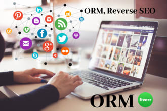 do online reputation, reverse SEO to push down negative listing