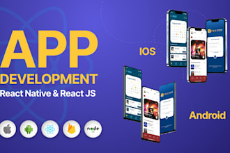 develop react native mobile app for ios and android