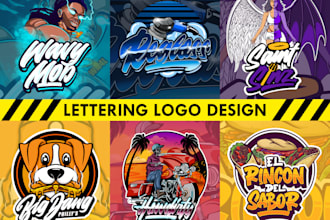 dope make lettering, typography custom logo design