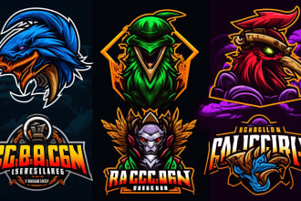 design twitch, streamer, esports, and gaming logo