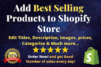 do your shopify product listing