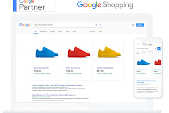 do complete google shopping and merchant center feed setup