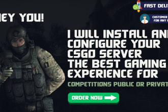 install and configure your cs2 server with any gamemode