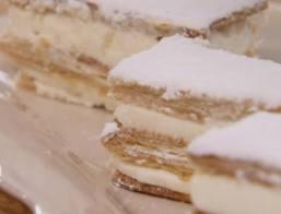 send you a recipe for moms special  Cremeschnitte