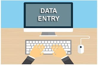 data entry, copy paste, web scraping and excel data entry services