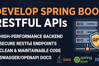 build spring boot rest API microservices and java bug fix