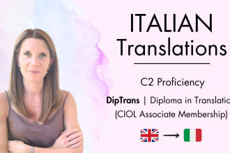 translate from english into italian
