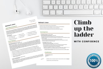help you climb up the ladder with achievement based, executive resume