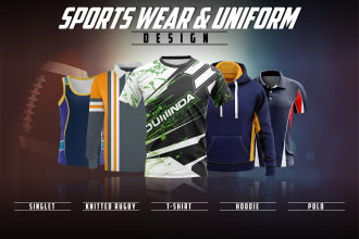 design sublimation jersey and gaming jersey any sportswear