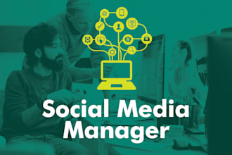 be your instagram or facebook page manager and personal assistant