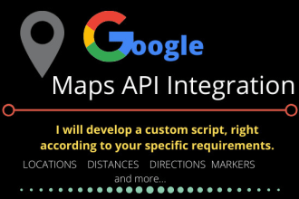integrate google maps API into your wordpress website