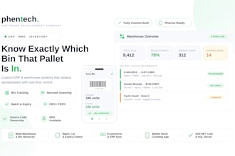 build custom erp inventory and warehouse management