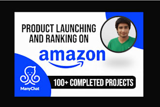 set manychat amazon product launch, rank increase sales, bsr