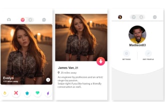 develop dating clone app with admin panel