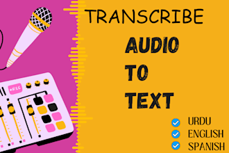 transcribe audio to text and do video transcription fast