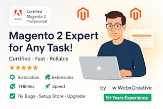 do work on any magento 2 tasks on request