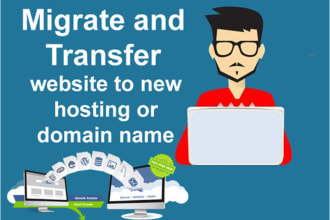 transfer wordpress site or change domain on new host