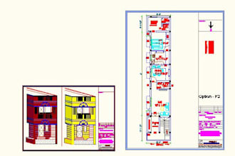 do auto cad building drawings