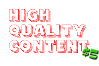 create a high quality article for your blog
