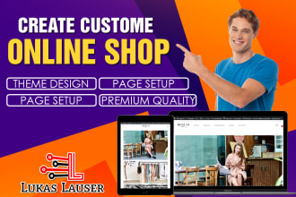 create shopify store for you