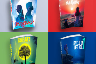design eye catching book cover design or kindle cover design