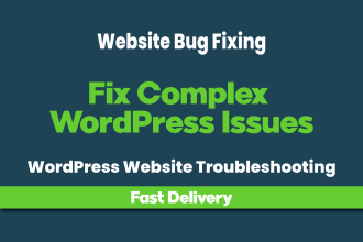 fix complex wordpress issues, fix website errors, and website bugs