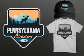 design logo about travel, adventure, outdoor, nature, camp