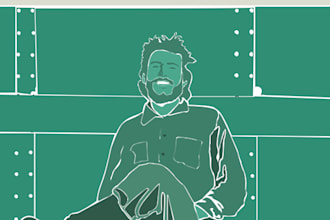 make you into a simplified graphic