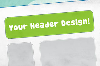 design any type of banner, header, facebook timeline photo, Google+ Cover, Twitter profile pic