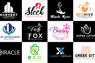 design a clean modern and minimalist logo for your business