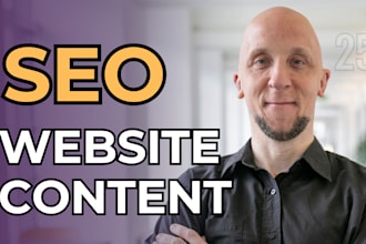 write your SEO optimised website content